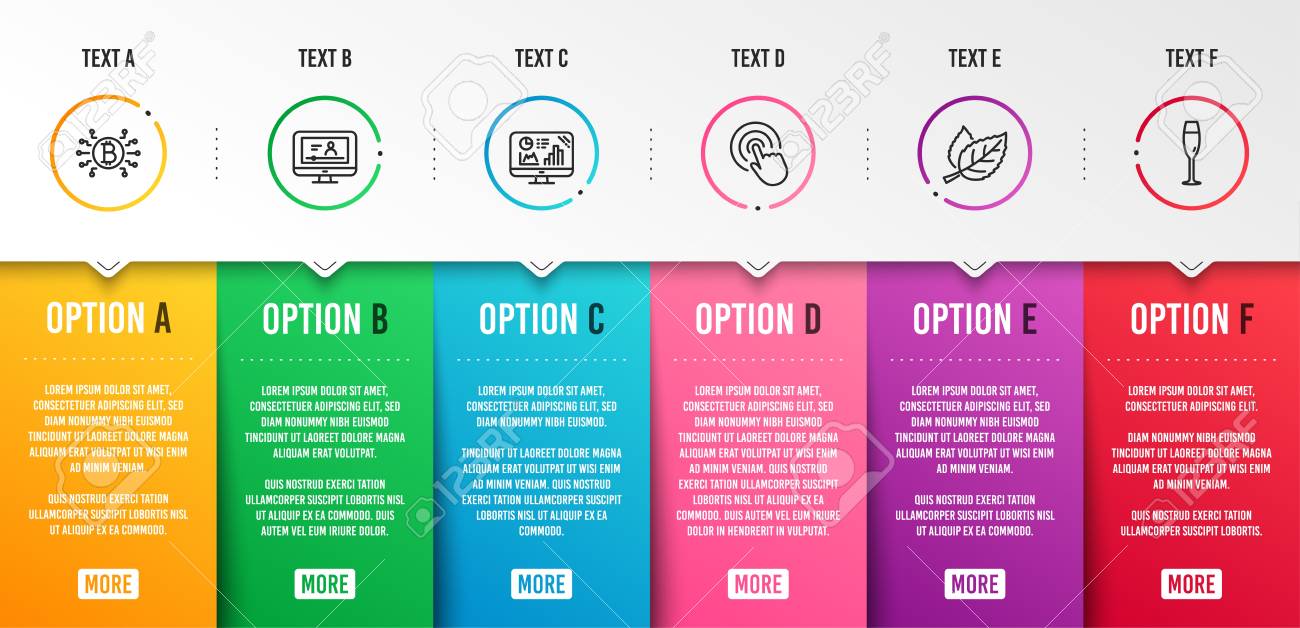 Online Video Analytics Graph And Click Icons Simple Set Bitcoin - 